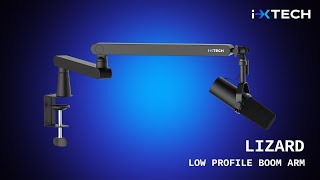 IXTECH Best Low Profile Boom Arm Lizard #shorts #streaming #gaming #lowprofileboomarm