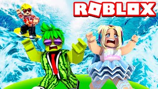 DER RIESEN TSUNAMI VERFOLGT UNS! ✿ Roblox [Deutsch/HD]