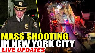 LIVE: Mass shooting at Amazura nightclub, Queens, New York |at least 10 people shot | USA | America