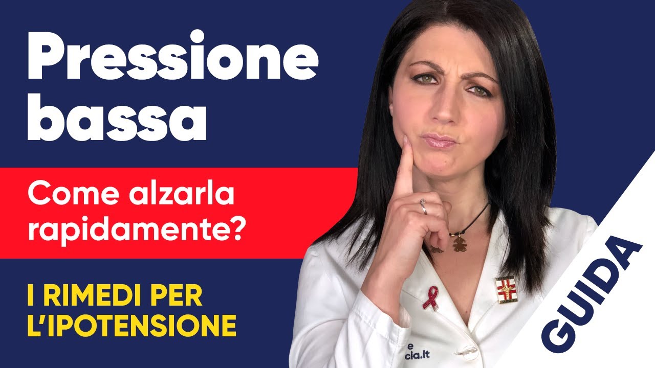 Pressione Bassa: Rimedi Per Alzarla Rapidamente - YouTube