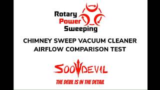 Chimney Sweep Vacuum Airflow Comparison Test