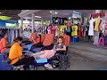 $2 thai foot massage at early morning market unintentional asmr with natural street sound