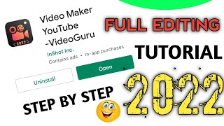 Video Maker App Editing Full Tutorial 2022 | Video Guru App Se Video Keise Edit Kare