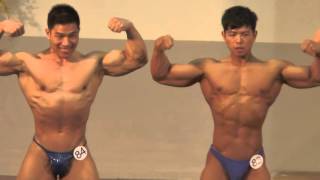 健美 2016 Mar Bodybuilding in Taichung, Taiwan -  70~75KG final