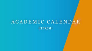 Faqs Academic Calendar Refresh