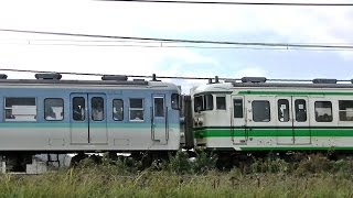 115系新ﾆｲL12+N33編成　希少なｻﾊ入り　信越本線上り424M