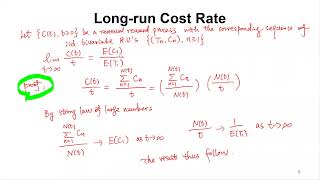 Lecture - Renewal Reward Processes - Generalized Markov Models