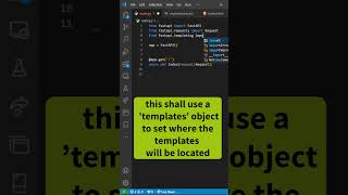 Render an HTML template with Jinja2 and FastAPI #python #fastapi