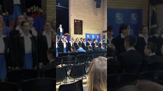 KDVP Show Choir performs ‘Shallow’ at Academic Prize Giving.