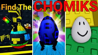 Find the Chomiks EGG HUNT Part 16 (Roblox)