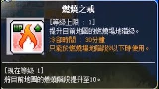 TMS Maple Story 新楓之谷 我的騷人妻(燒輪祈) 剛拿到手的燃燒戒指