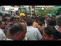 சிலையை அகற்ற வந்த அதிகாரிகளுடன் நேருக்கு நேர் salem agraharam kaliamman temple devotees protest