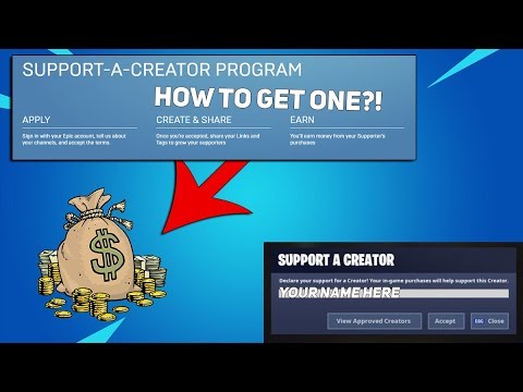 [FORTNITE] How To Get A Support A Creator Code! / How To Change ...