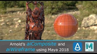 Intro to Arnold's aiComposite and aiWireframe in Maya 2018