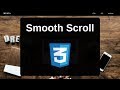 Smooth Scroll with CSS