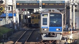 西武新宿線所沢駅 平日朝ラッシュ定点観測 7:20頃～7:50頃 ノーカット