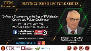 Distinguished Lecture Series #43 - Professor Horst Lichter