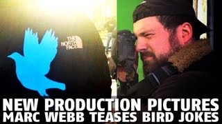 New Production Pics From Marc Webb #putabirdonit THE AMAZING SPIDER-MAN 2