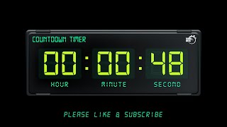 48 SECONDS TIMER - 1080p - COUNTDOWN TIMER