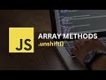 unshift array method in JavaScript | JavaScript Tutorials for beginners