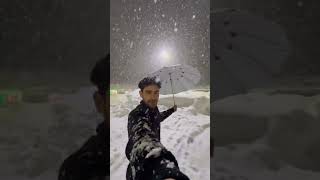 Gulmarg in February 🌨️🥶#shorts #snowfall #kashmir