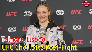 Tainara Lisboa Talks Year-Long Wait To Make UFC Debut | UFC Charlotte