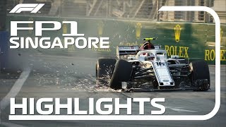 2018 Singapore Grand Prix: FP1 Highlights