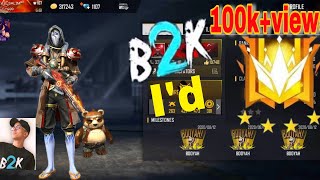 B2k id || FREE FIRE || born2kill awm king id || B2k Uid || B2k / born to kill || b2k free fire