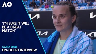 Clara Burel On-Court Interview | Australian Open 2024 Second Round