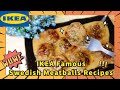 How to Make IKEA Famous Swedish Meatballs | Homemade IKEA Meatballs Recipes