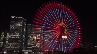 [美しい夜景]⑤七色の観覧車イルミネーション⁉︎(ランドマークタワー編)