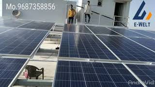 Automatic solar panels cleaning system - Morbi