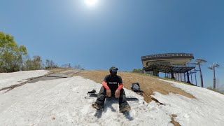 野沢温泉 残雪遊び 2022.5.28 | Nozawa Onsen | Snowboarding \u0026 Skiing | GoPro HERO9, MAX | 4K