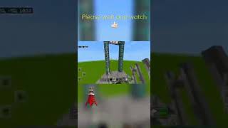 Minecraft; I built the eiffel tower