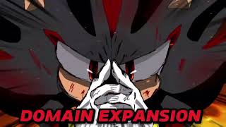 Shadow's Domain expansion animation | Sonic X jujutsu kaisen