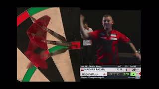 Asp isn't gonna go quietly - MOST BRUTAL THROW in DARTS - Nathan Aspinall vs Madars Razma