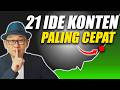 21 IDE KONTEN YOUTUBE paling CEPAT NAIK VIEWS NYA [2024]