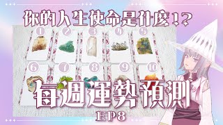 每週運勢預測｜EP8｜你的人生使命是什麼！？｜十組選項！！｜廣東話占卜｜CC字幕