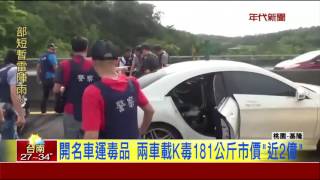 國道攔截緝毒如電影  封車道