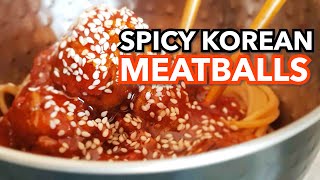 Korean Meatballs Recipe - Pepperscale Spicy Recipes