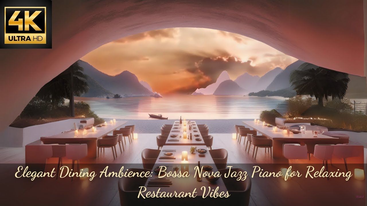 Elegant Dining Ambience Bossa Nova Jazz Piano For Relaxing Restaurant