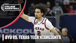 BYU Cougars vs. Texas Tech Red Raiders |  Game Highlights | Big 12 Tournament Qu