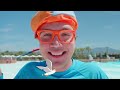 water park treasure hunt with blippi and meekah educational videos for kids kids tv