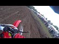 european champ brad anderson races a 2 stroke honda cr500 at farleigh castle