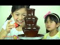 Chocolate Fondue Challenge with Cool PRIZES