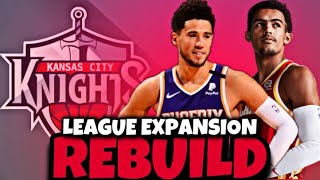 REBUILD NBA2K22 CRIEI MEU TIME E SIMULEI 10 ANOS
