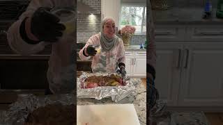 Holiday Middle Eastern lamb leg