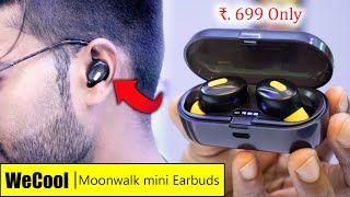 WeCool EarBuds Moonwalk mini || Unboxing || PROS & CONS || best earbuds 2022 under 1000 🔥🔥
