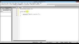C Tutorial 1: Hello World