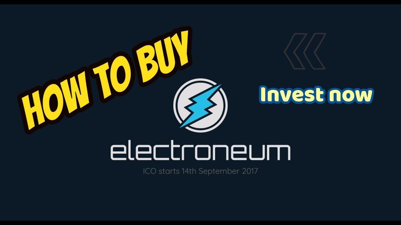 How To Buy Electroneum ETN How To Invest On Electroneum With Bitcoin ...